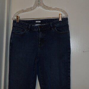 Liz Claiborne Midrise Straight Leg Jeans Sz 10